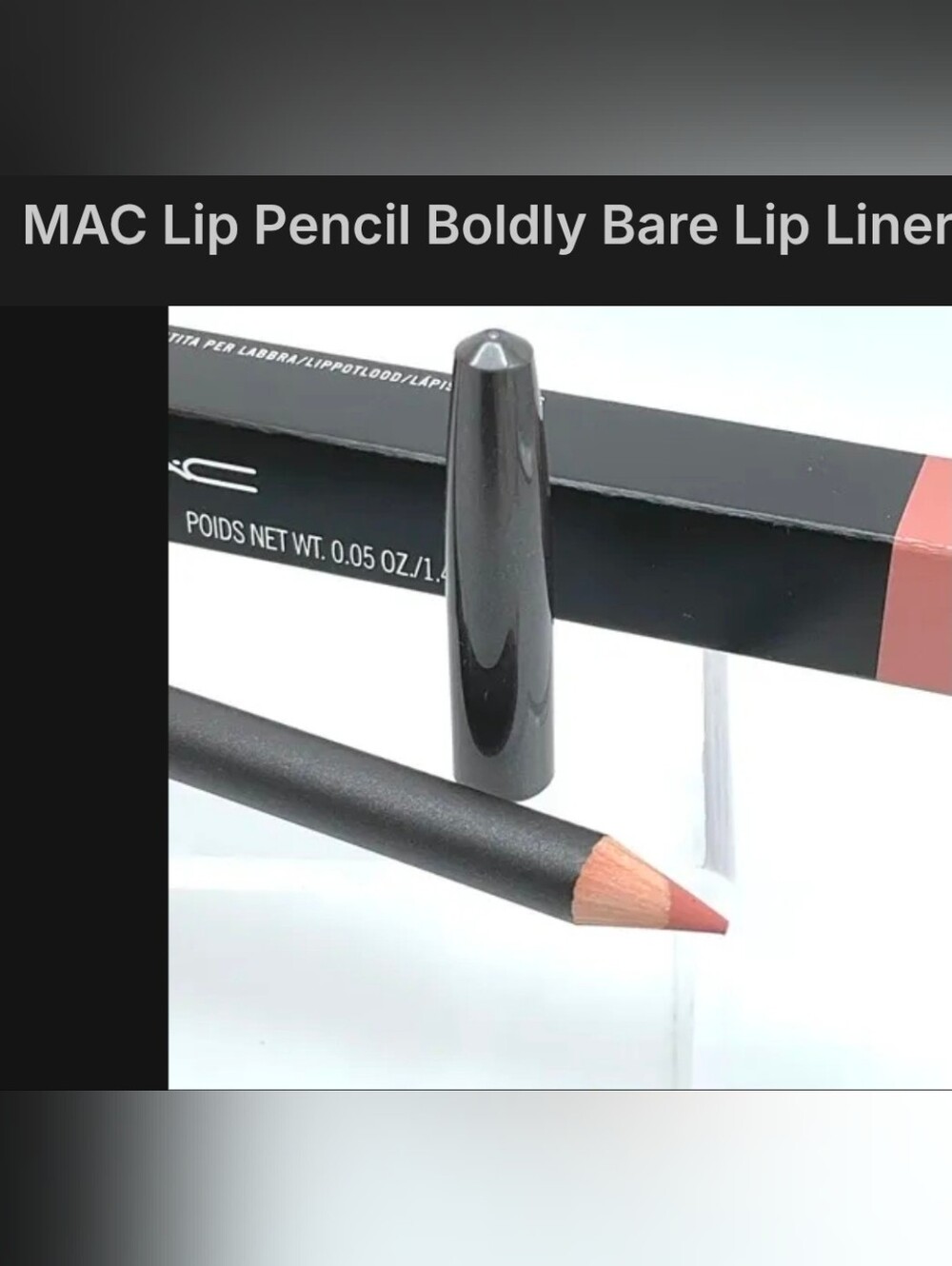 Mac Boldly Bare Lip Liner Pencil